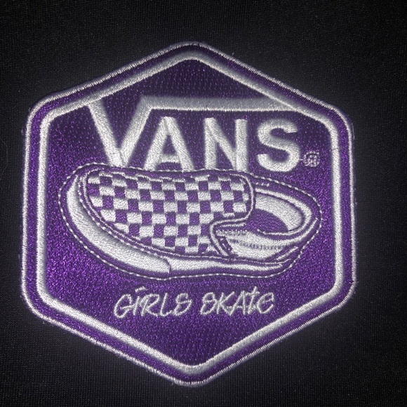 Vans Other - purple and white girls skate sew-on patch